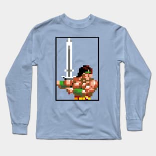 Retro Barbarian Long Sleeve T-Shirt